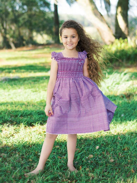 Silk smocked shop pageant dresses