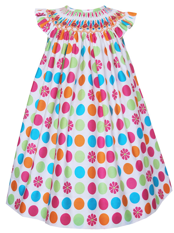 Baby pink polka dot on sale dress