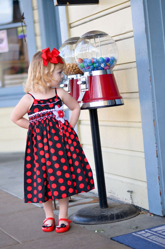 Buy Red Polka Frock for Girls Online at 62% OFF | Cub McPaws